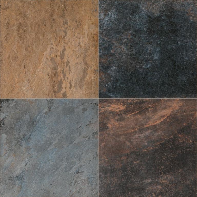 GeoCeramica Quatrz look 60x60x4 cm Multicolor